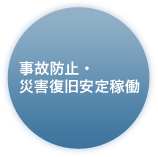 事故防止・災害復旧安定稼働