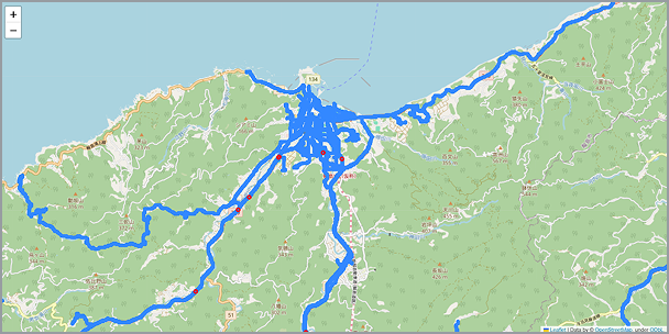 能登半島地震の際の地割れ地点マップ1