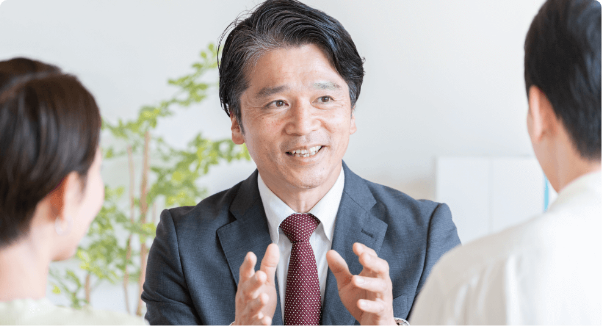 保険の⾒直しの時も、定期的な⾒直し提案で最適な補償内容をお勧めします