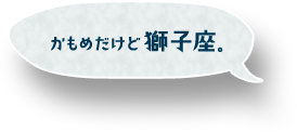 かもめだけど獅子座。